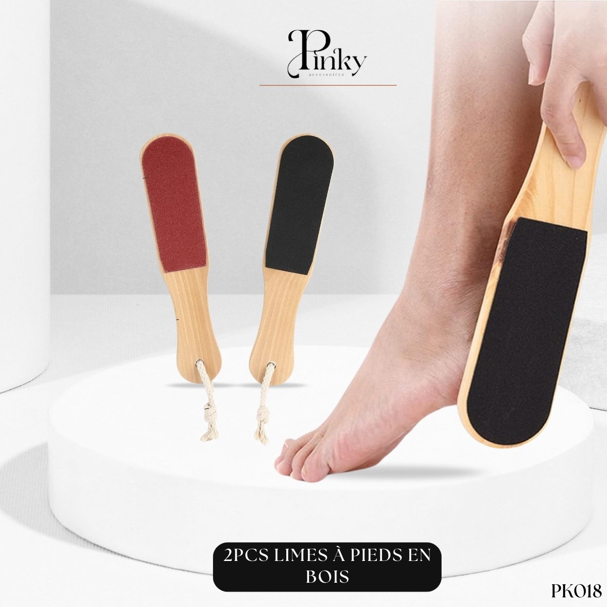 Lot de 2 Limes à Pieds PK018