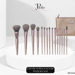 Lot de 15 pinceaux de maquillage  PK004