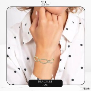 Bracelet Élégant avec Cristaux Scintillants PK081