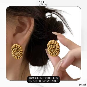Boucles d’oreilles en Forme de spirale PK165