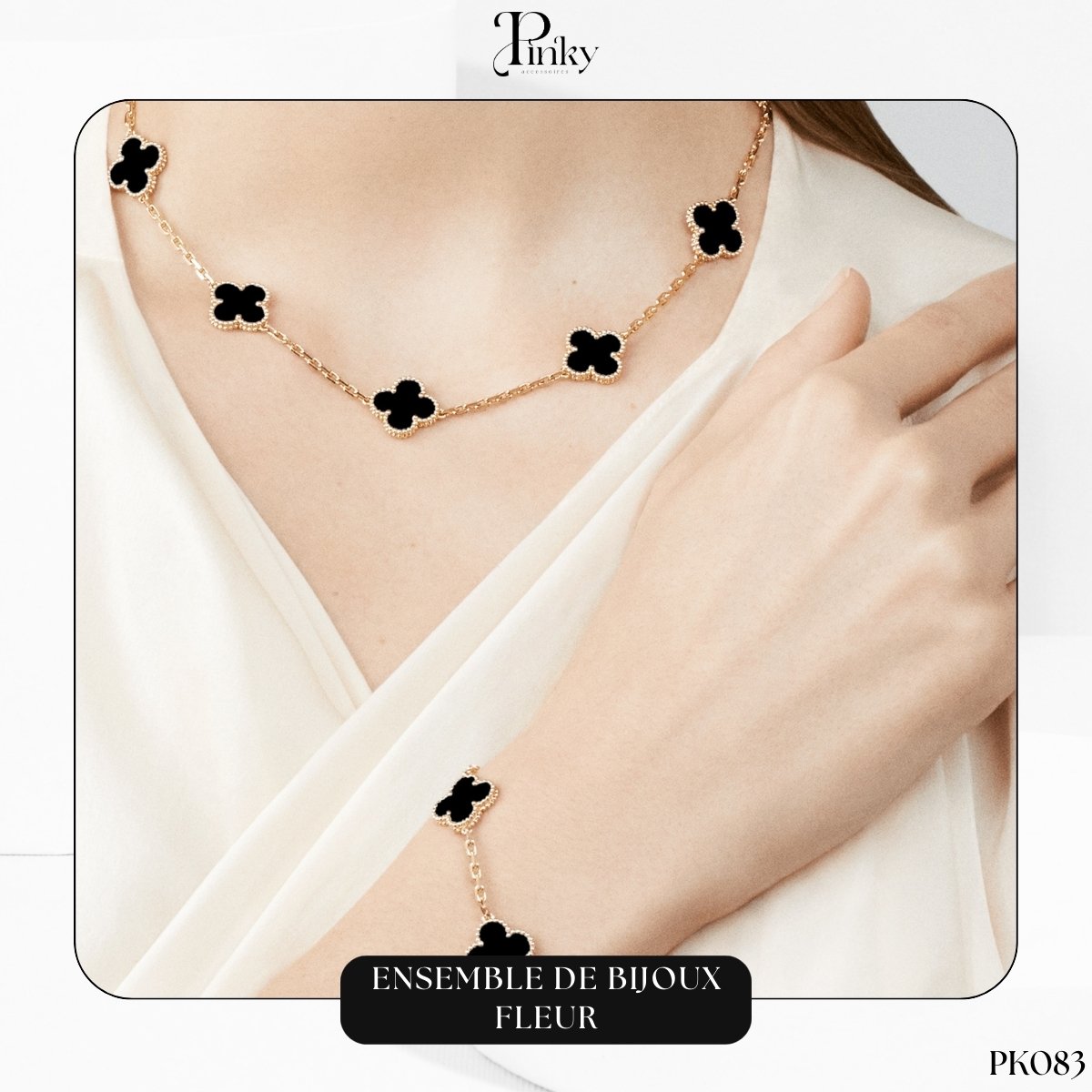 Ensemble De Bijoux Fleur PK083 – Image 2