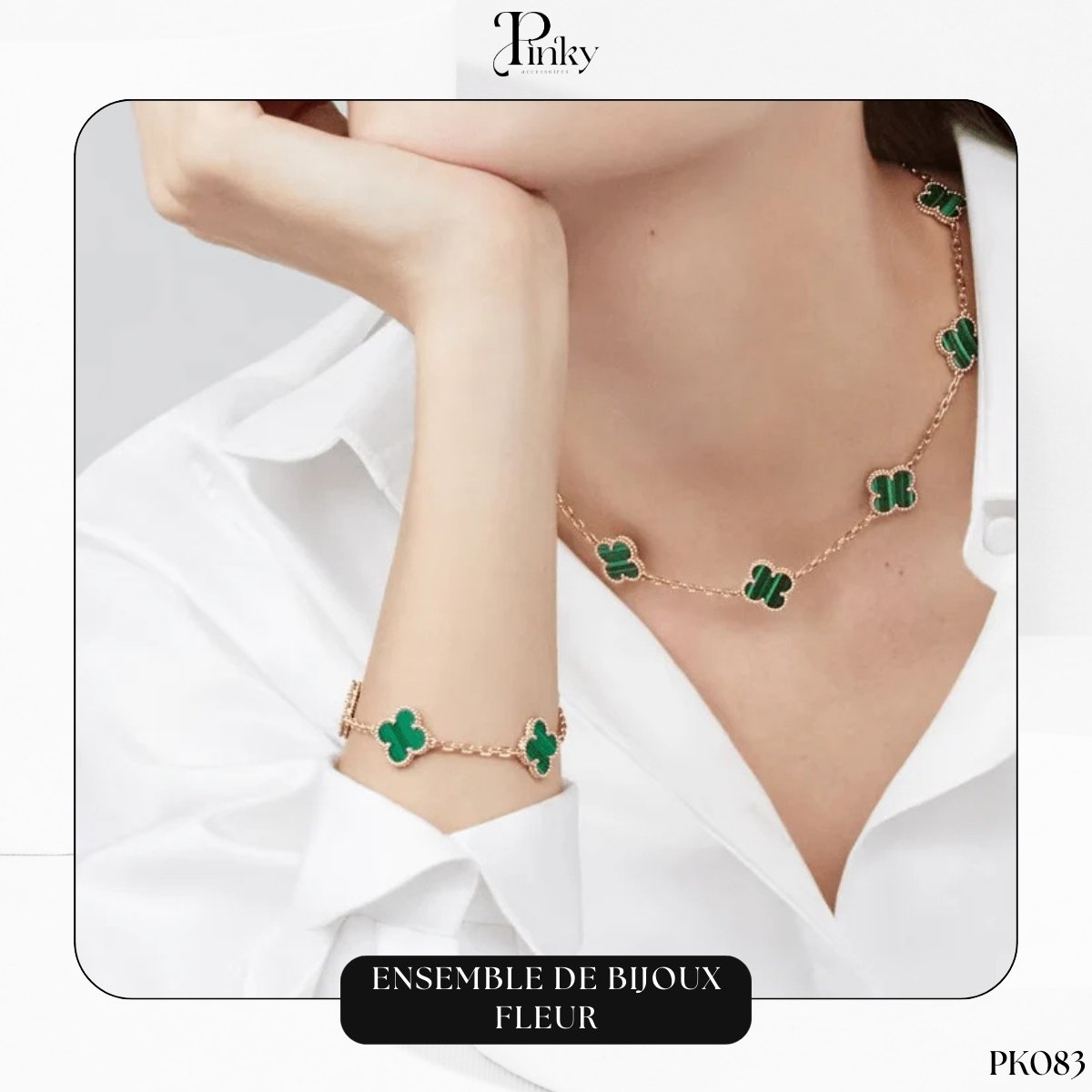 Ensemble De Bijoux Fleur PK083
