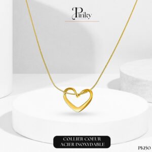 Collier avec pendentif Coeur doré PK150