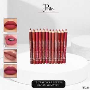Crayons à lèvres Flormar Matte 12 couleurs PK226