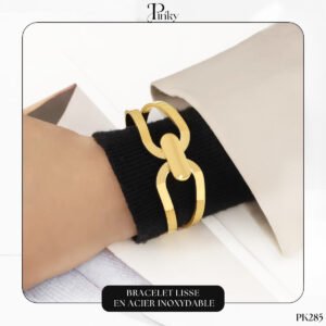 Bracelet lisse en acier inoxydable PK285