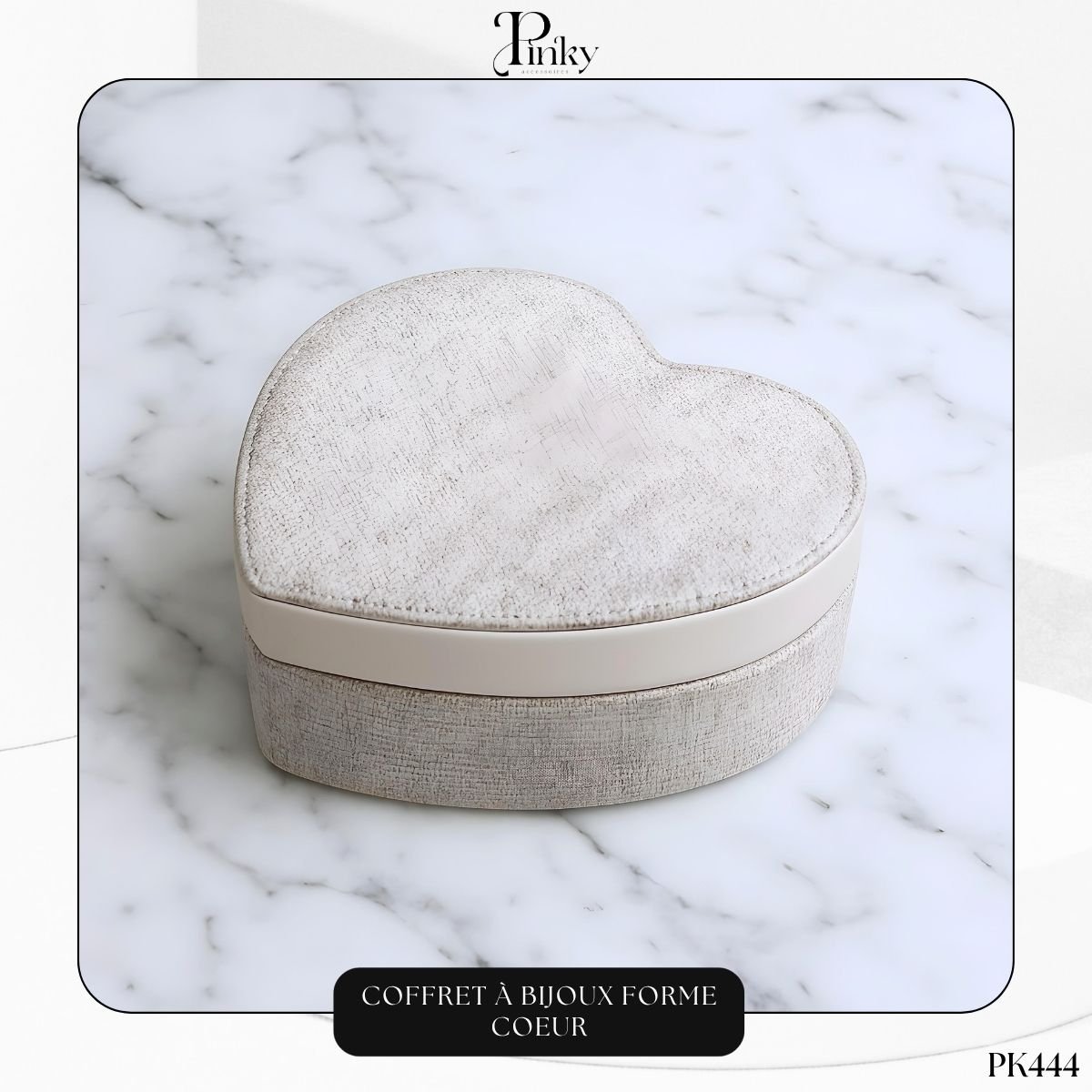 Coffret à bijoux forme cœur PK444 – Image 4