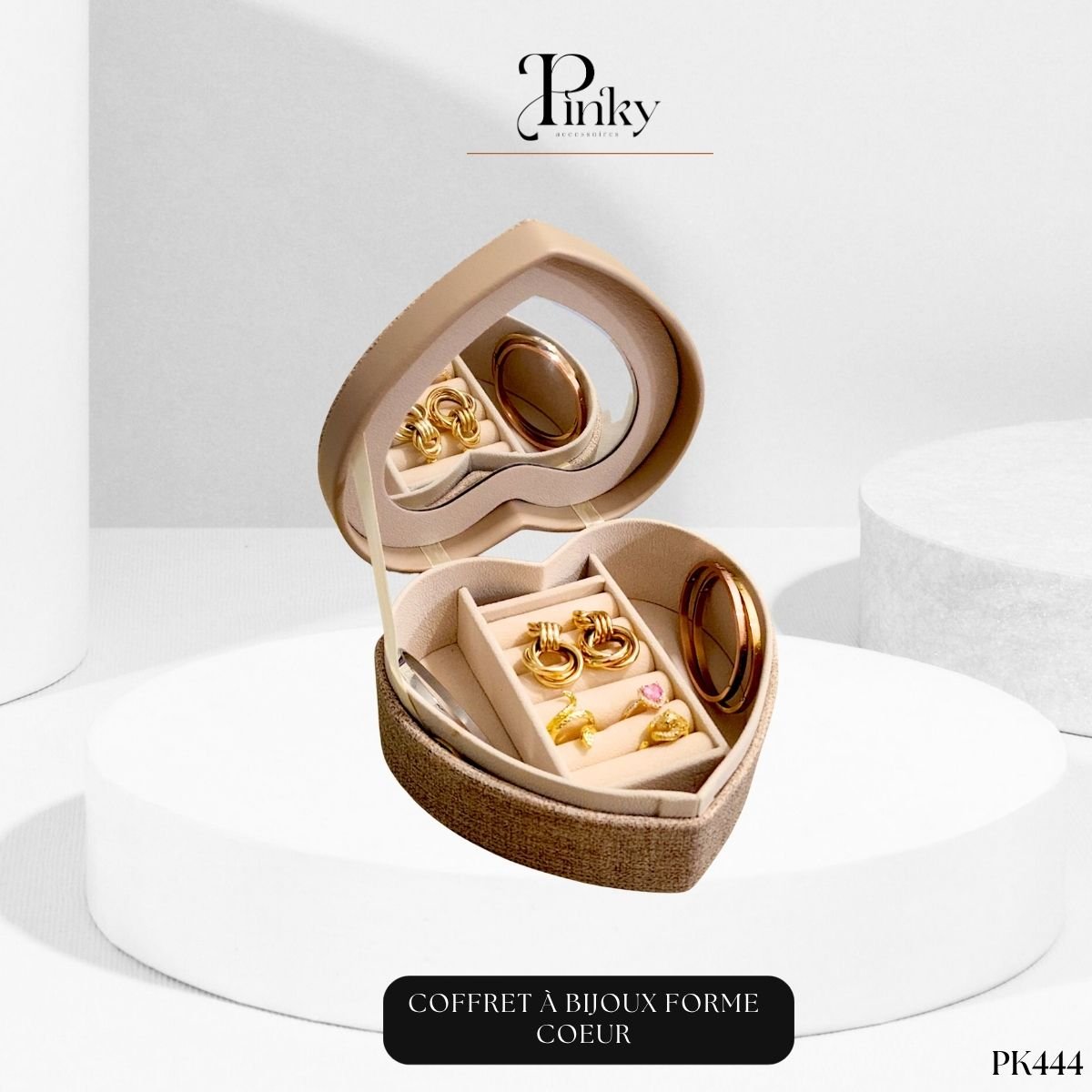 Coffret à bijoux forme cœur PK444 – Image 2