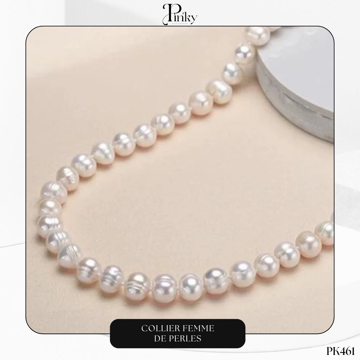 Collier Femme De Perles Classique PK461 – Image 2