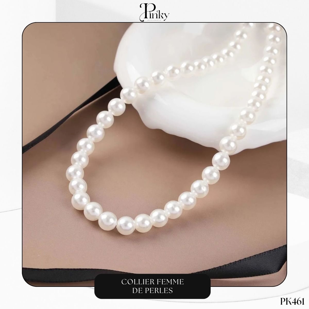 Collier Femme De Perles Classique PK461 – Image 3