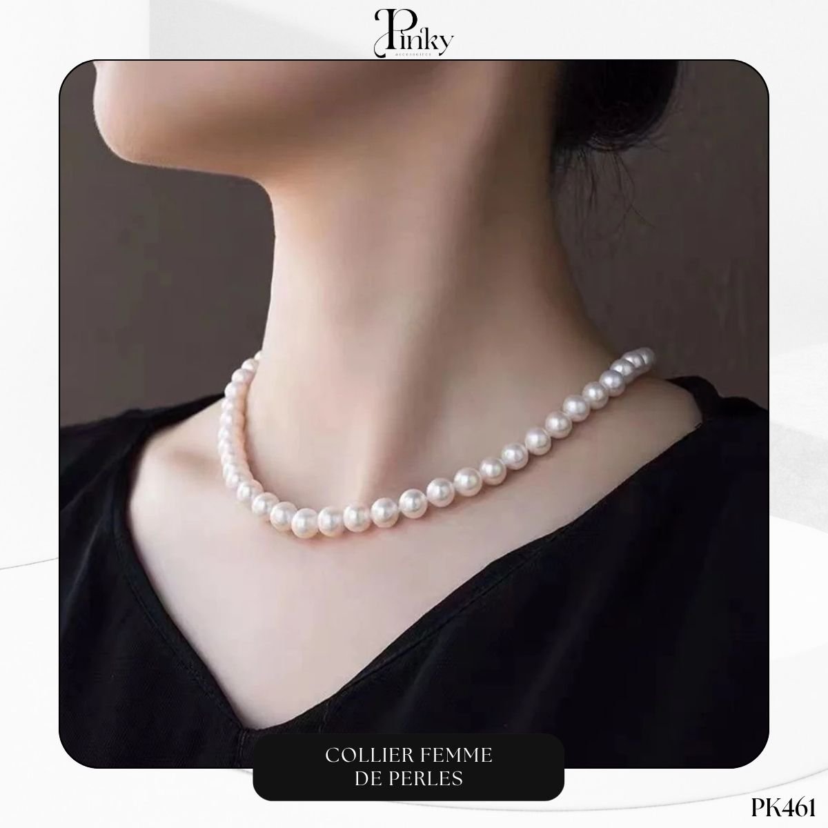 Collier Femme De Perles Classique PK461