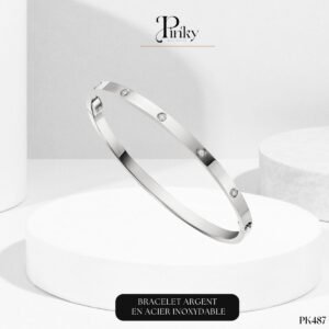 Bracelet Argent en acier inoxydable PK487