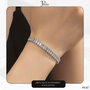 Bracelet en pierres baguettes PK517