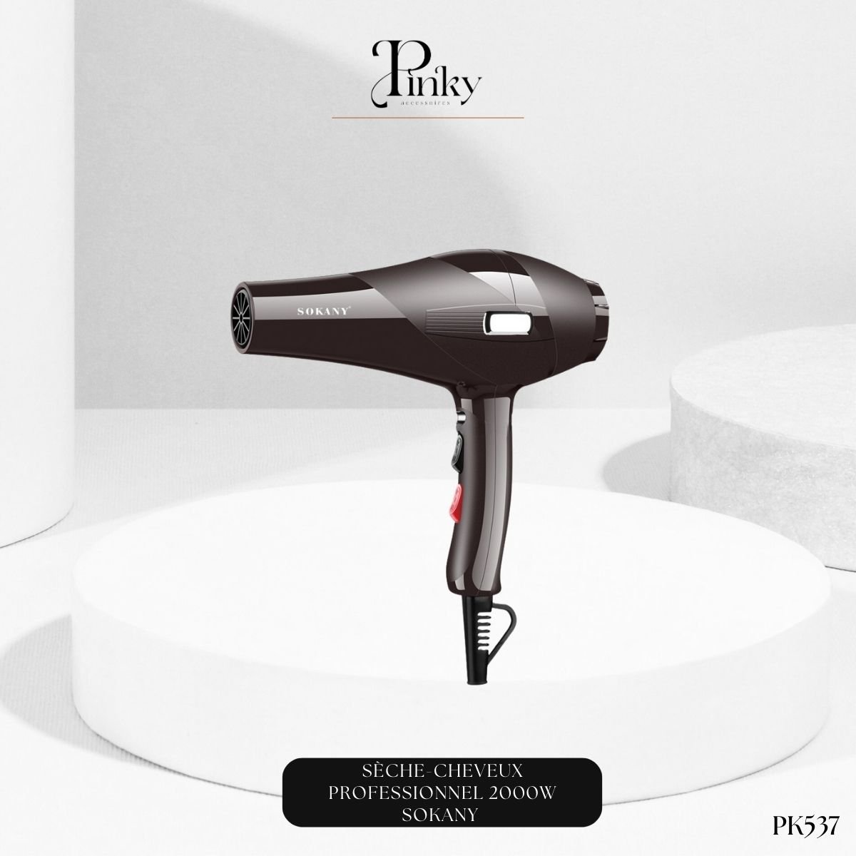 Sèche-cheveux professionnel 2000W SOKANY PK537