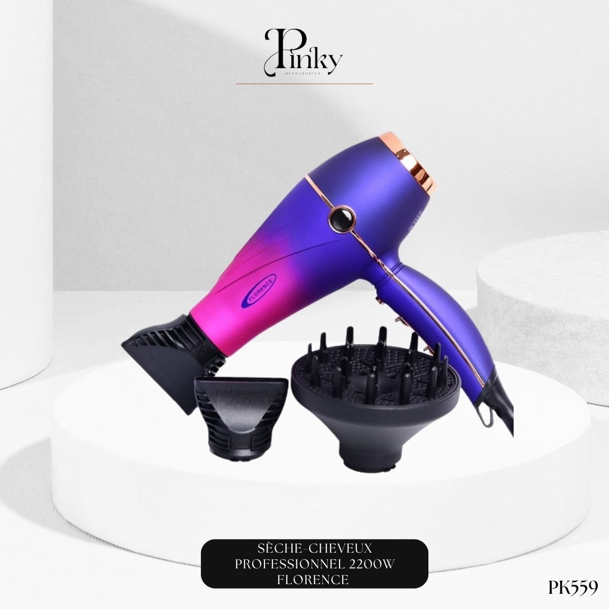Sèche-Cheveux Professionnel 2200W Florence PK559