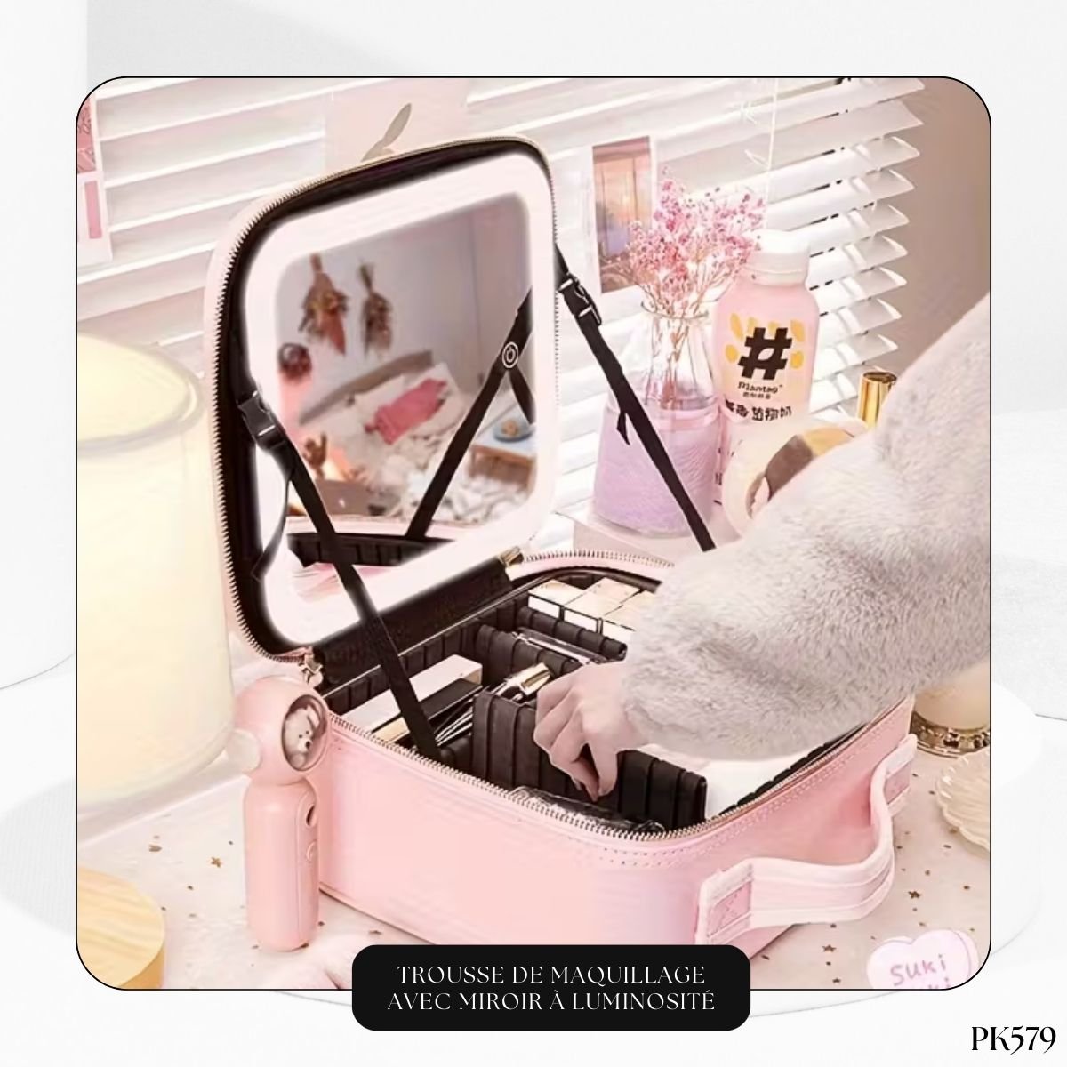Trousse de Maquillage avec Miroir à Luminosité PK579 – Image 8