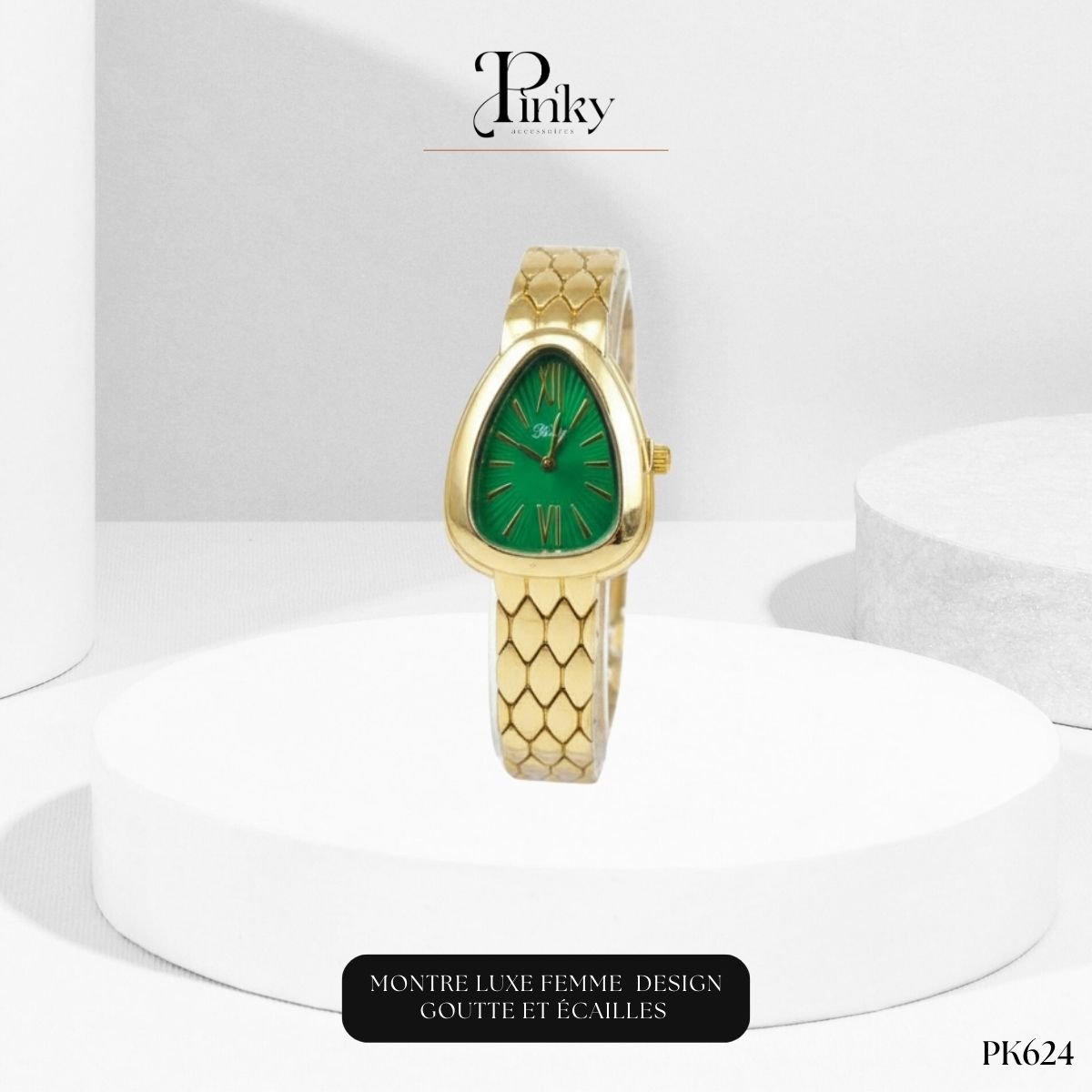 Montre Luxe Femme - Design Goutte et Écailles PK624 – Image 6