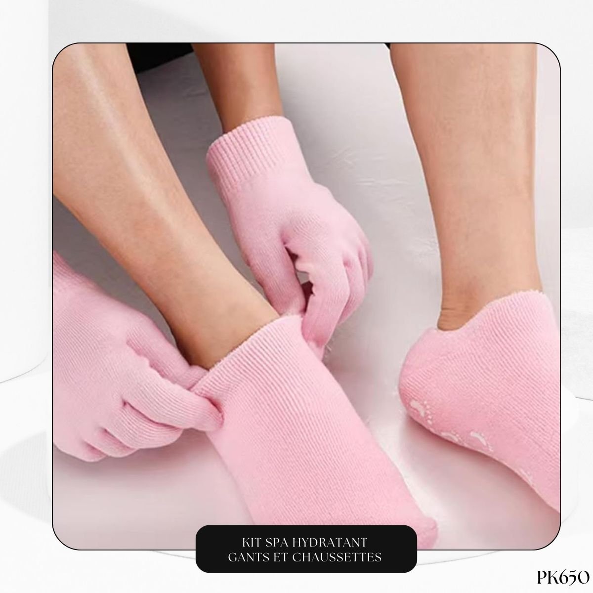 Kit Spa Hydratant Gants et Chaussettes PK650 – Image 4