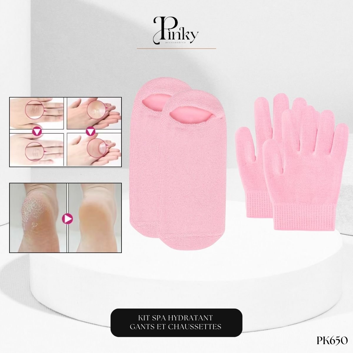 Kit Spa Hydratant Gants et Chaussettes PK650