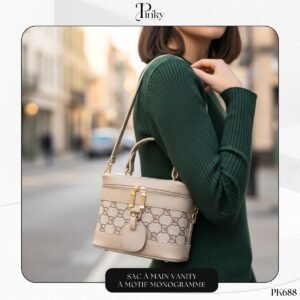 Sac à Main Vanity à Motif Monogramme PK688