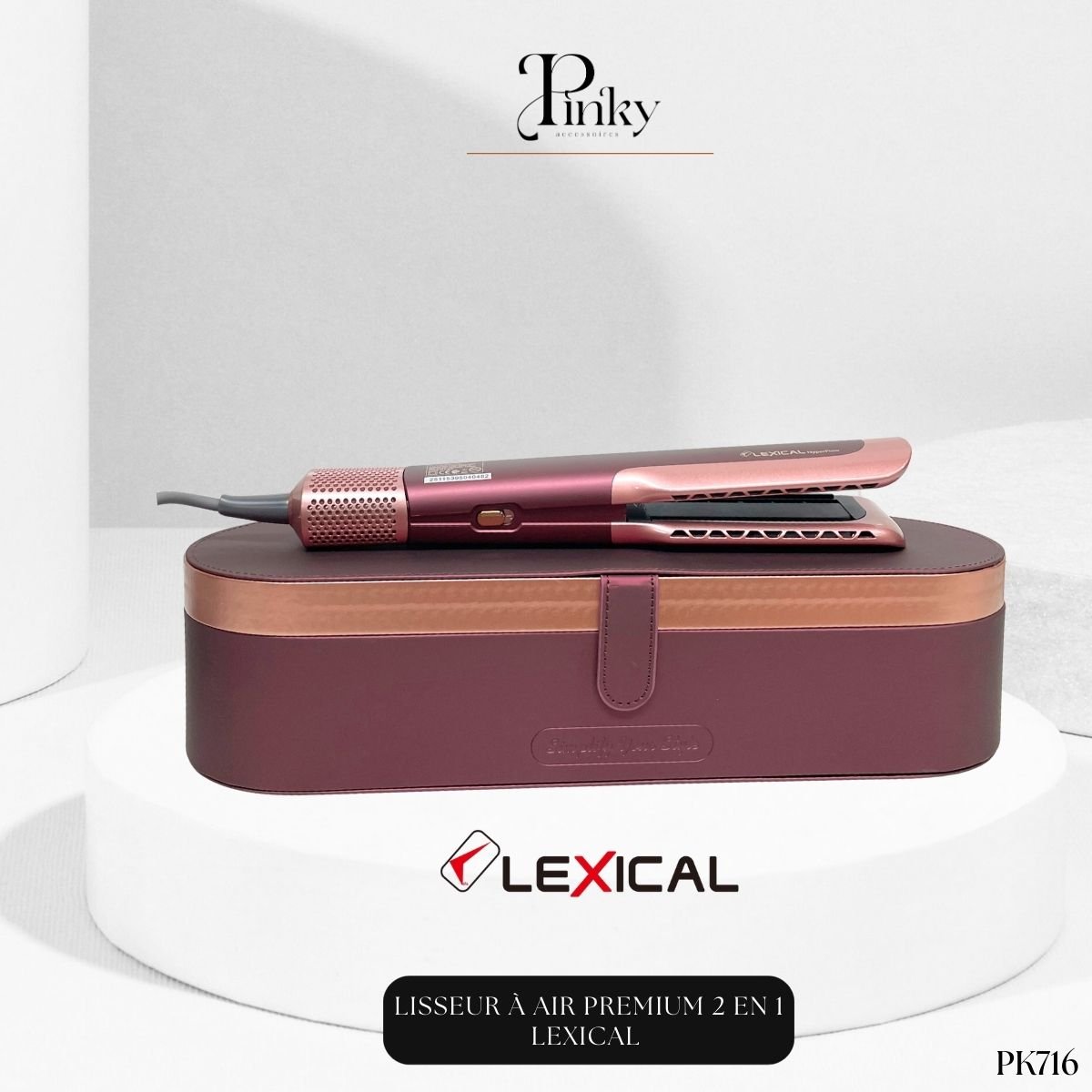 Lisseur à Air Premium 2 en 1 Lexical PK716 – Image 2