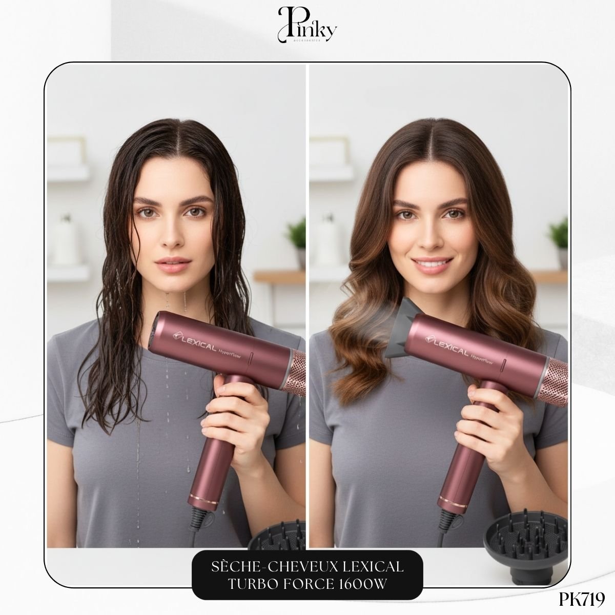 Sèche-cheveux Lexical Turbo Force 1600W PK719 – Image 2