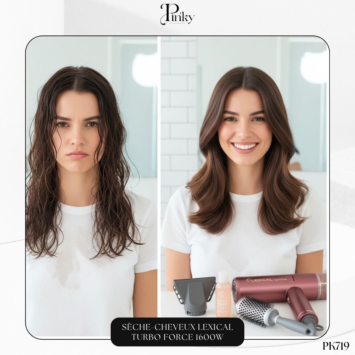 Sèche-cheveux Lexical Turbo Force 1600W PK719 – Image 4
