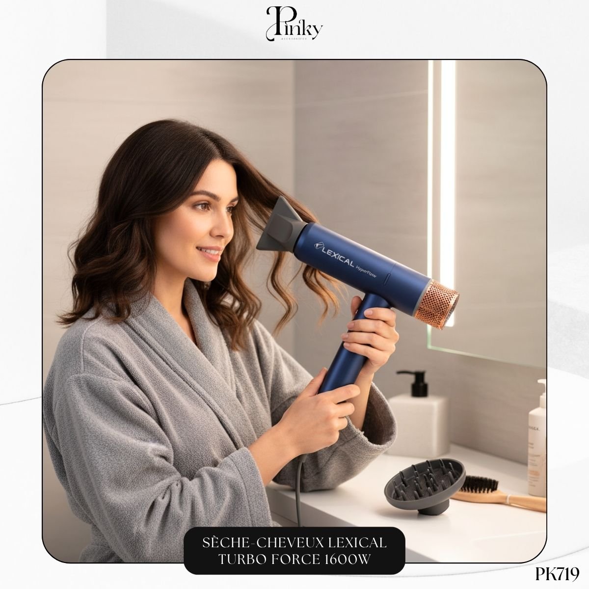 Sèche-cheveux Lexical Turbo Force 1600W PK719 – Image 5