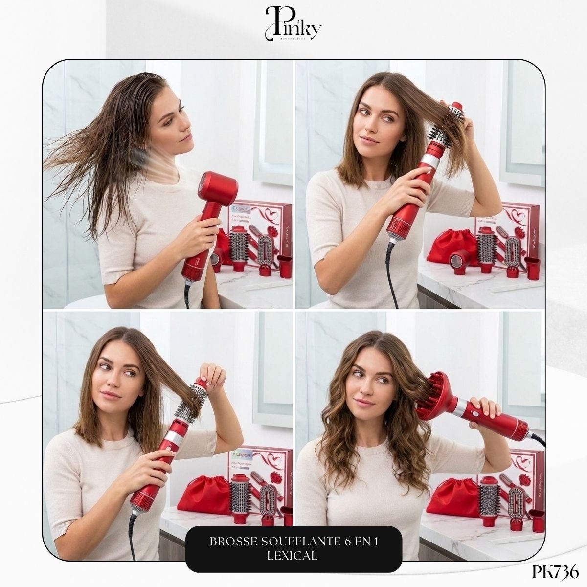 Brosse Soufflante 6 en 1 Lexical PK736 – Image 2