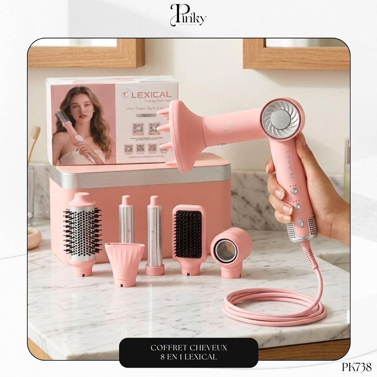 Coffret Cheveux 8 en 1 Lexical PK738 – Image 2