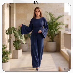 Ensemble Chic avec Ceinture à Nouer PK745