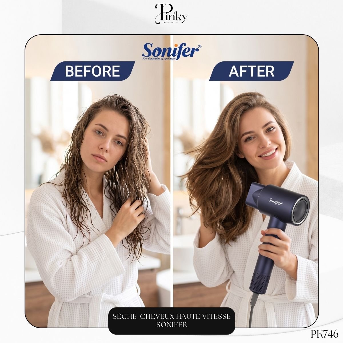 Sèche-Cheveux Haute Vitesse Sonifer PK746 – Image 2